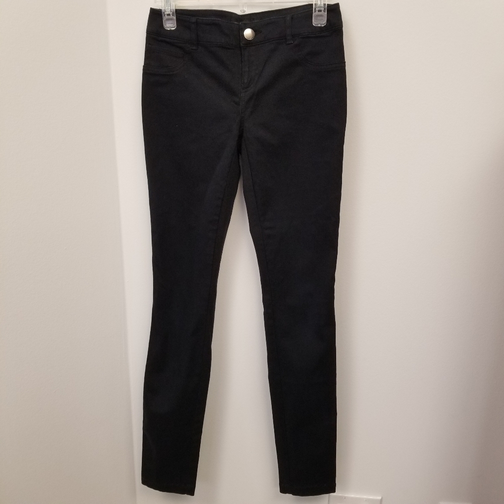 CLOSEOUT INC Macys Straight Leg Twill Pant 0R Black